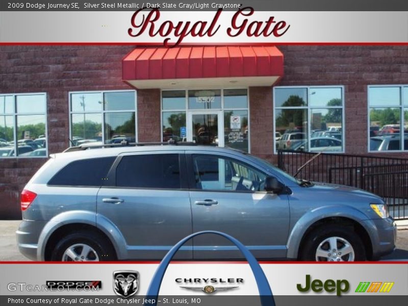Silver Steel Metallic / Dark Slate Gray/Light Graystone 2009 Dodge Journey SE