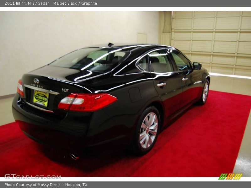 Malbec Black / Graphite 2011 Infiniti M 37 Sedan