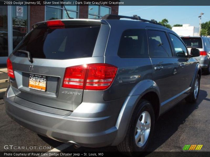 Silver Steel Metallic / Dark Slate Gray/Light Graystone 2009 Dodge Journey SE
