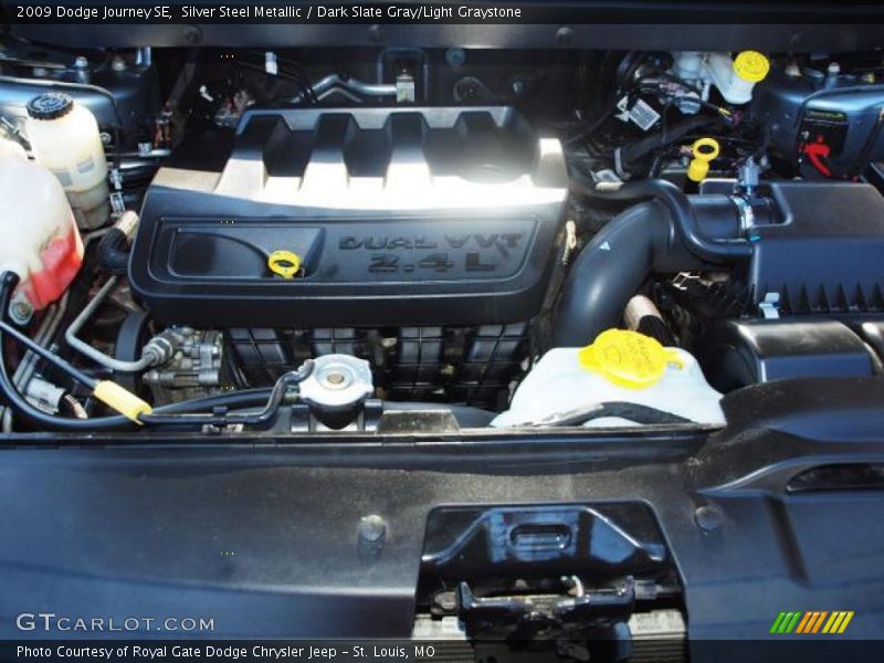 Silver Steel Metallic / Dark Slate Gray/Light Graystone 2009 Dodge Journey SE