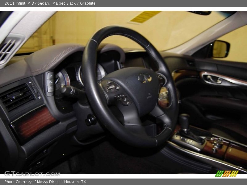 Malbec Black / Graphite 2011 Infiniti M 37 Sedan
