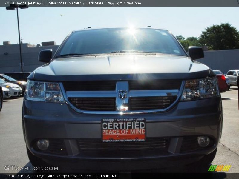 Silver Steel Metallic / Dark Slate Gray/Light Graystone 2009 Dodge Journey SE