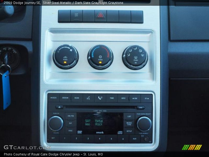 Silver Steel Metallic / Dark Slate Gray/Light Graystone 2009 Dodge Journey SE