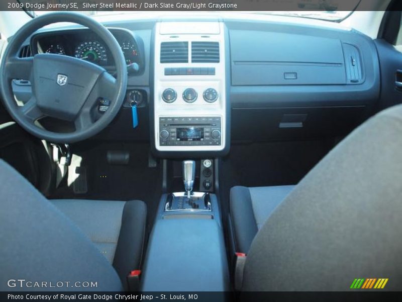 Silver Steel Metallic / Dark Slate Gray/Light Graystone 2009 Dodge Journey SE
