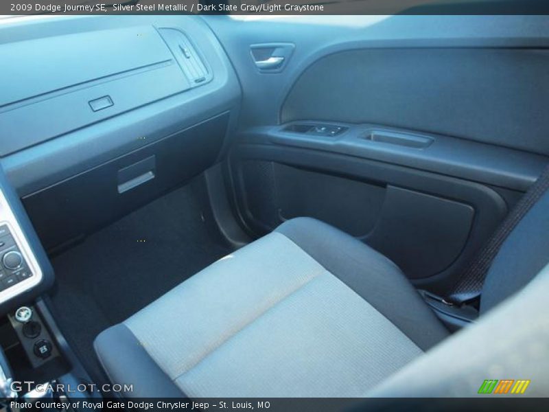 Silver Steel Metallic / Dark Slate Gray/Light Graystone 2009 Dodge Journey SE