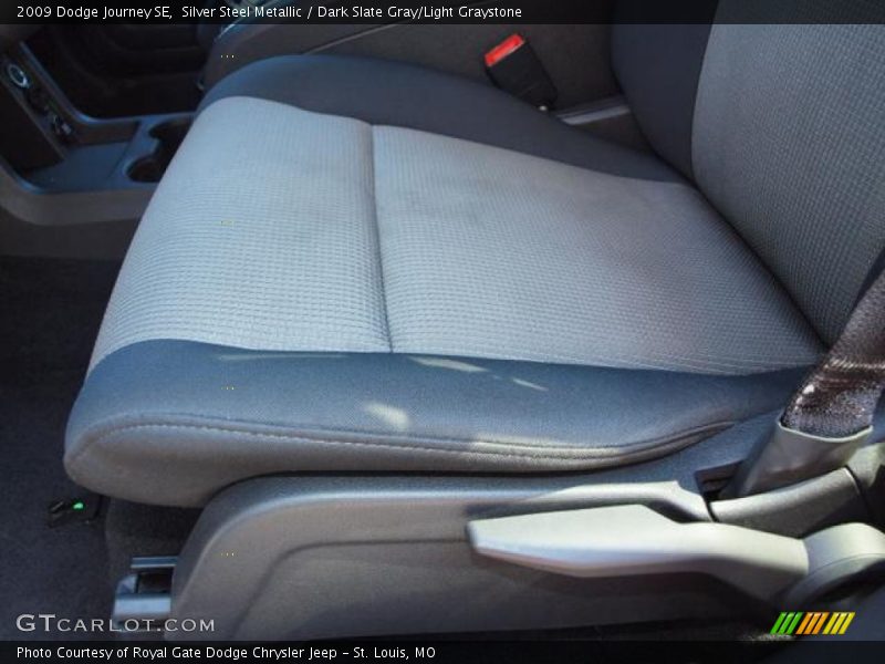 Silver Steel Metallic / Dark Slate Gray/Light Graystone 2009 Dodge Journey SE