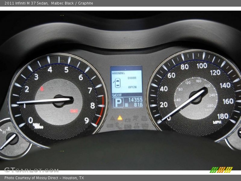 Malbec Black / Graphite 2011 Infiniti M 37 Sedan