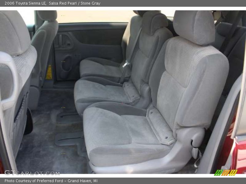 Salsa Red Pearl / Stone Gray 2006 Toyota Sienna LE