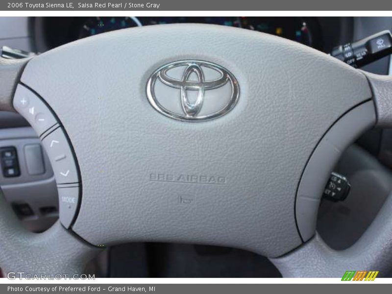 Salsa Red Pearl / Stone Gray 2006 Toyota Sienna LE