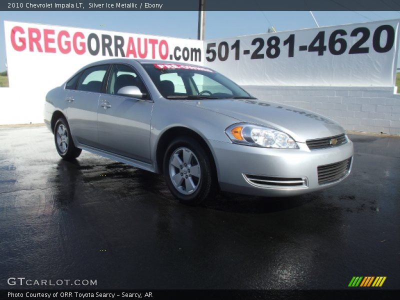 Silver Ice Metallic / Ebony 2010 Chevrolet Impala LT