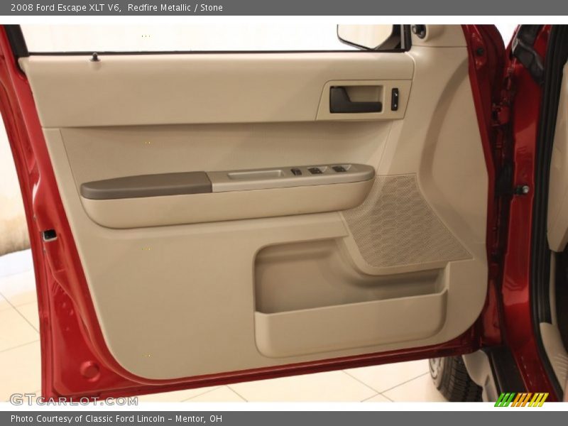 Redfire Metallic / Stone 2008 Ford Escape XLT V6