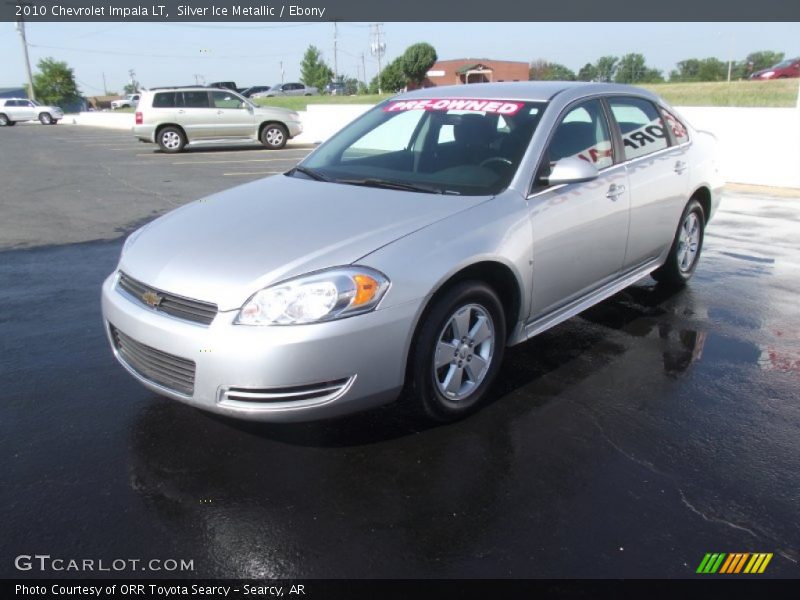 Silver Ice Metallic / Ebony 2010 Chevrolet Impala LT