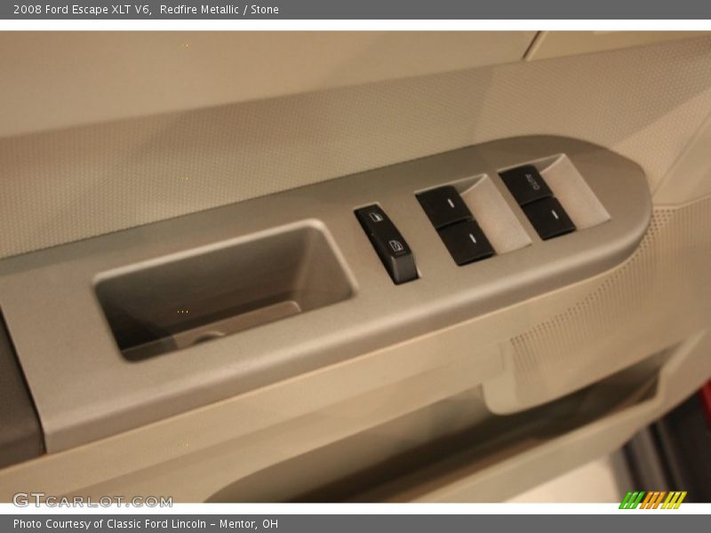 Redfire Metallic / Stone 2008 Ford Escape XLT V6