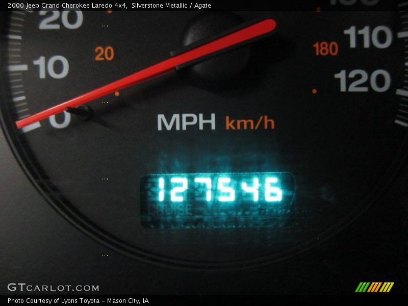 Silverstone Metallic / Agate 2000 Jeep Grand Cherokee Laredo 4x4