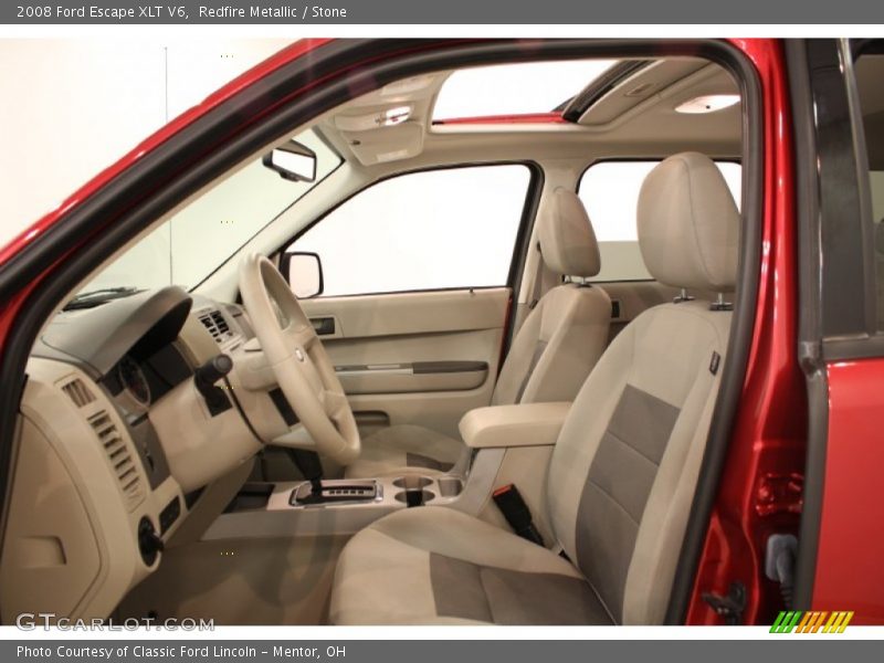 Redfire Metallic / Stone 2008 Ford Escape XLT V6
