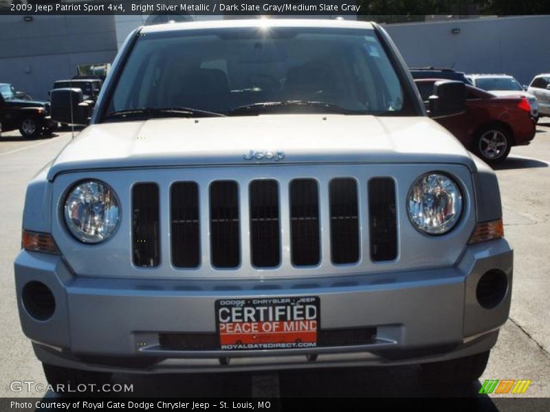 Bright Silver Metallic / Dark Slate Gray/Medium Slate Gray 2009 Jeep Patriot Sport 4x4