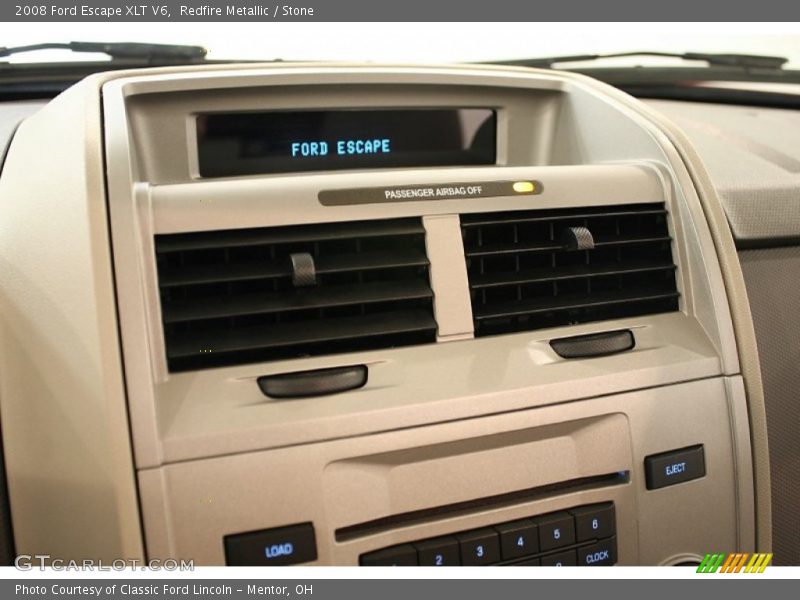 Redfire Metallic / Stone 2008 Ford Escape XLT V6