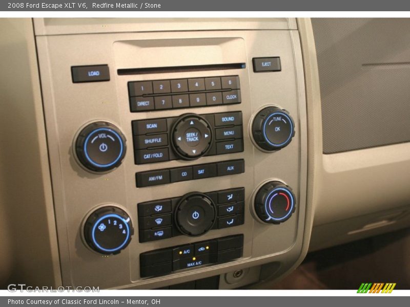 Redfire Metallic / Stone 2008 Ford Escape XLT V6