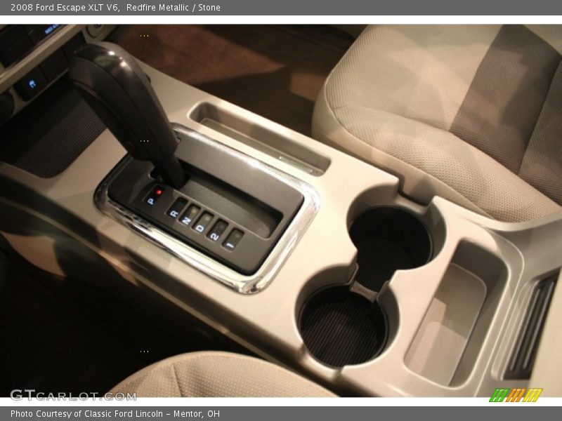 Redfire Metallic / Stone 2008 Ford Escape XLT V6