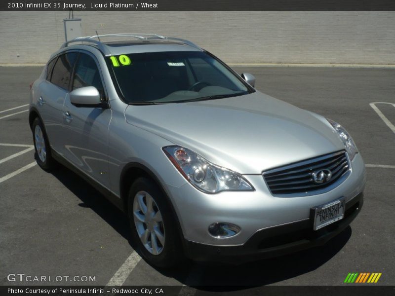 Liquid Platinum / Wheat 2010 Infiniti EX 35 Journey