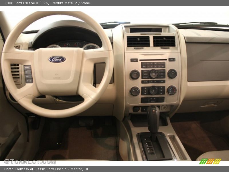 Redfire Metallic / Stone 2008 Ford Escape XLT V6