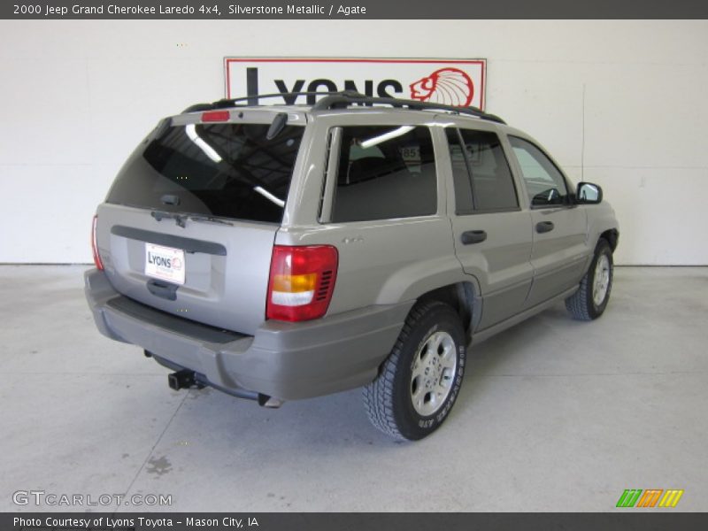 Silverstone Metallic / Agate 2000 Jeep Grand Cherokee Laredo 4x4