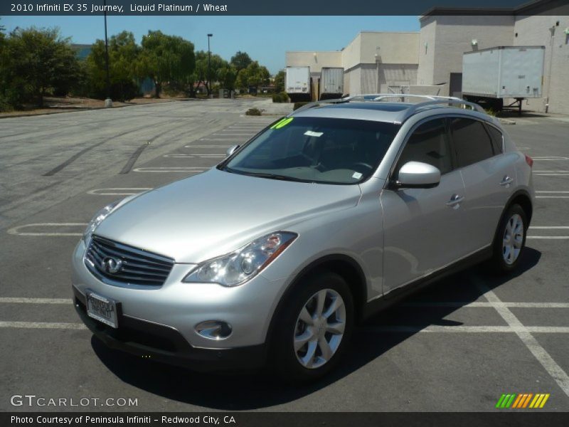 Liquid Platinum / Wheat 2010 Infiniti EX 35 Journey