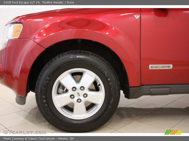 Redfire Metallic / Stone 2008 Ford Escape XLT V6