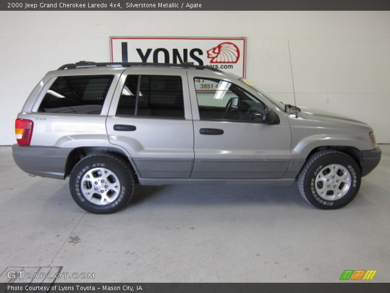 Silverstone Metallic / Agate 2000 Jeep Grand Cherokee Laredo 4x4