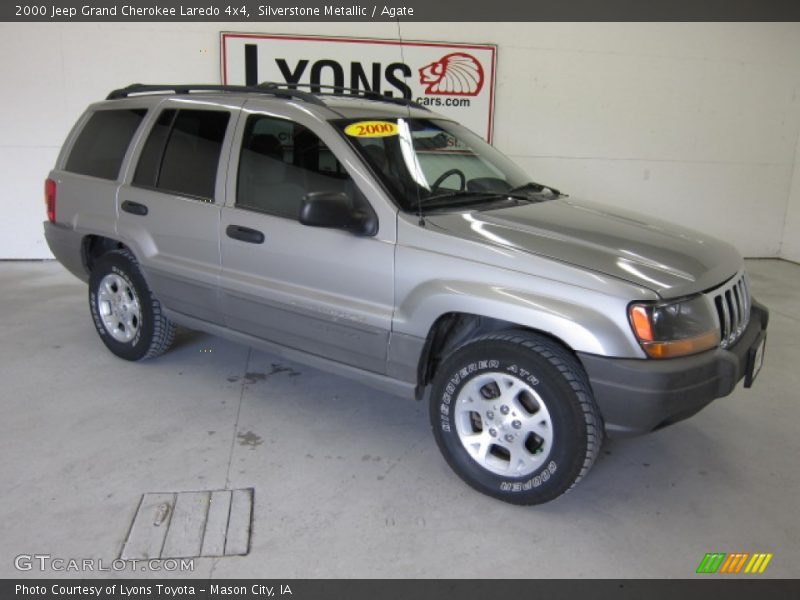 Silverstone Metallic / Agate 2000 Jeep Grand Cherokee Laredo 4x4