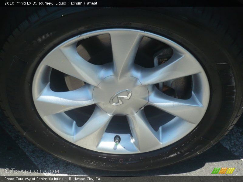 Liquid Platinum / Wheat 2010 Infiniti EX 35 Journey