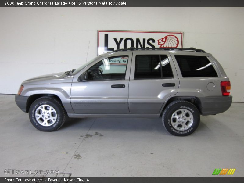 Silverstone Metallic / Agate 2000 Jeep Grand Cherokee Laredo 4x4