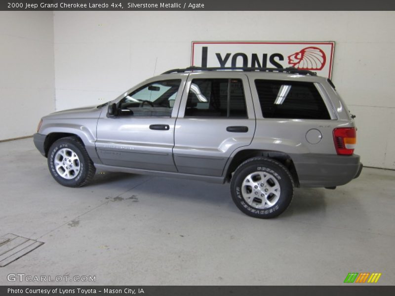 Silverstone Metallic / Agate 2000 Jeep Grand Cherokee Laredo 4x4