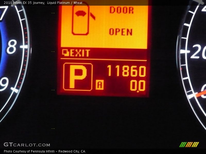 Liquid Platinum / Wheat 2010 Infiniti EX 35 Journey