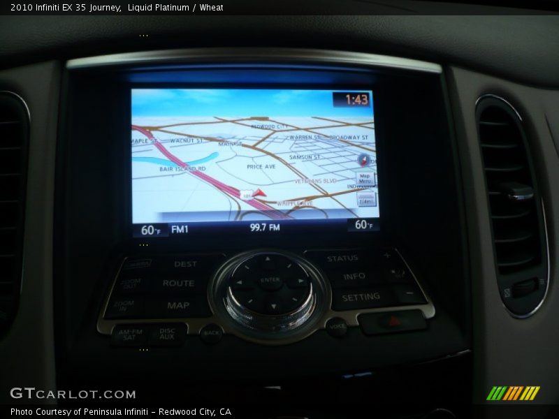 Liquid Platinum / Wheat 2010 Infiniti EX 35 Journey