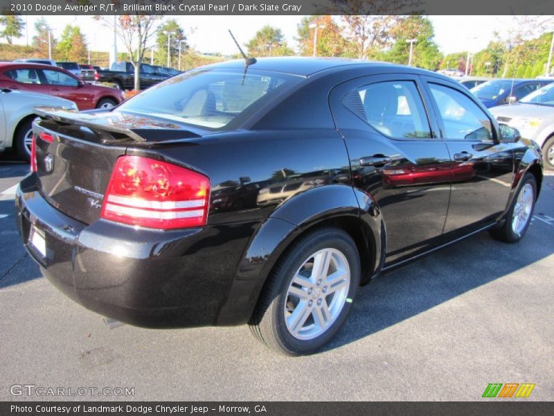 Brilliant Black Crystal Pearl / Dark Slate Gray 2010 Dodge Avenger R/T