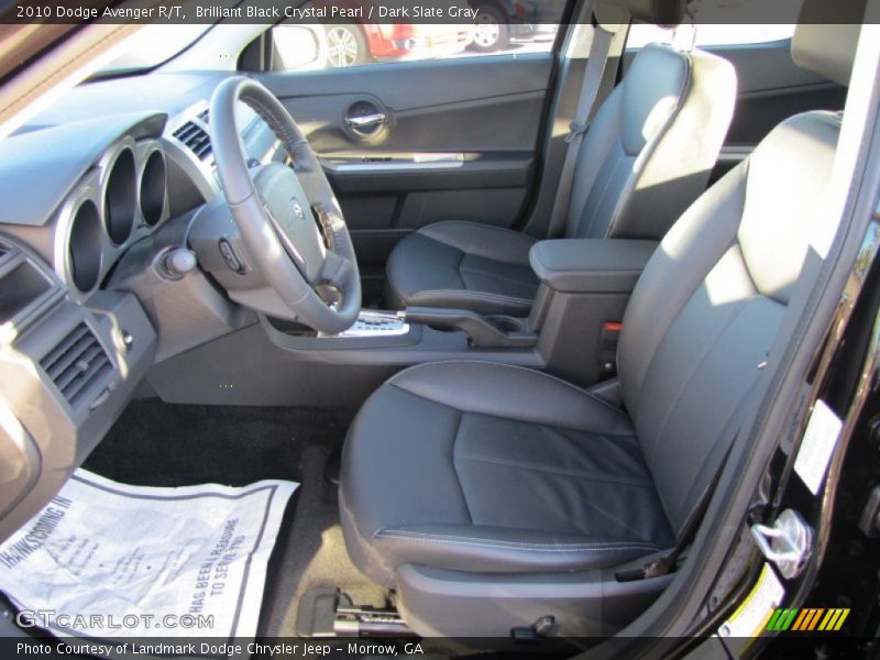 Brilliant Black Crystal Pearl / Dark Slate Gray 2010 Dodge Avenger R/T