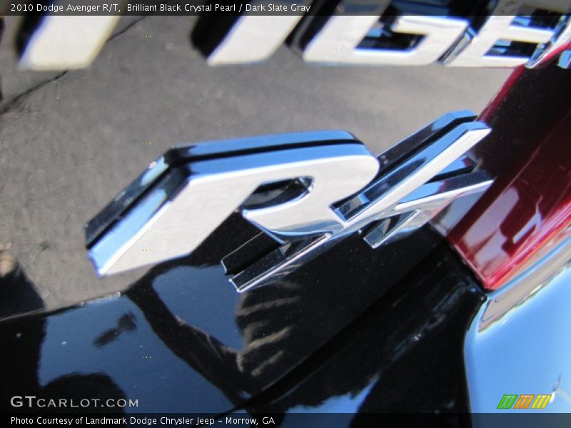 Brilliant Black Crystal Pearl / Dark Slate Gray 2010 Dodge Avenger R/T