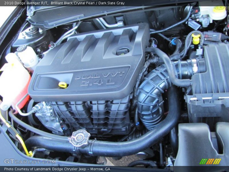 Brilliant Black Crystal Pearl / Dark Slate Gray 2010 Dodge Avenger R/T