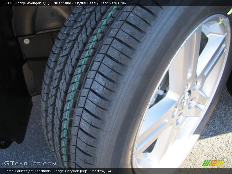 Brilliant Black Crystal Pearl / Dark Slate Gray 2010 Dodge Avenger R/T