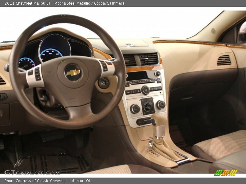Mocha Steel Metallic / Cocoa/Cashmere 2011 Chevrolet Malibu LT