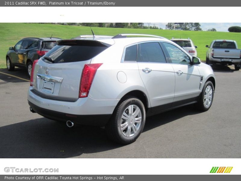 Platinum Ice Tricoat / Titanium/Ebony 2011 Cadillac SRX FWD