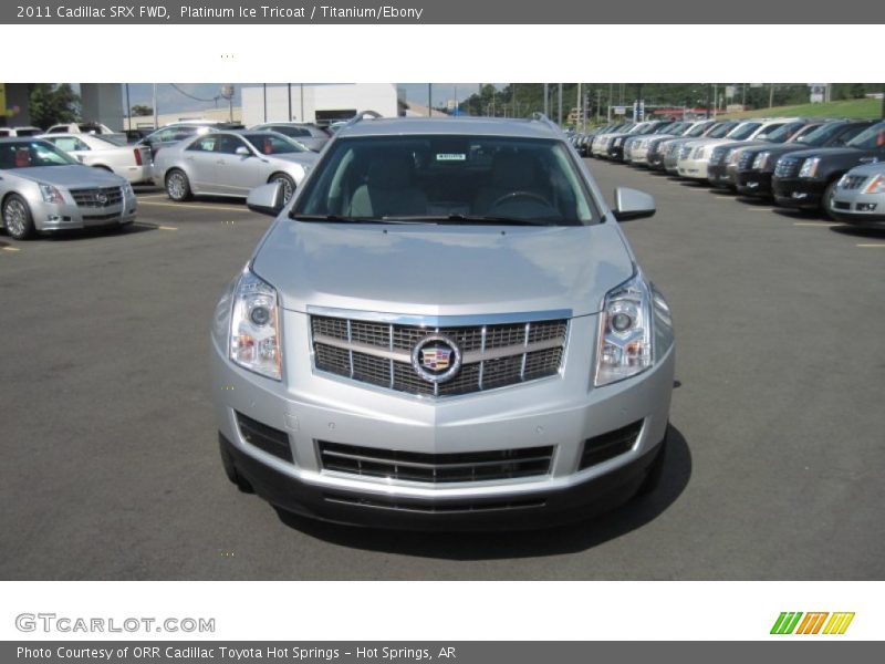 Platinum Ice Tricoat / Titanium/Ebony 2011 Cadillac SRX FWD