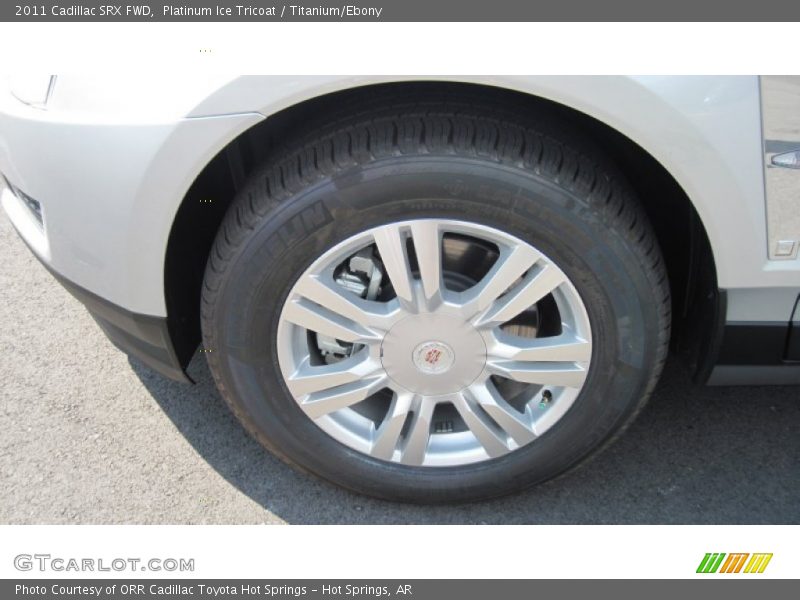 Platinum Ice Tricoat / Titanium/Ebony 2011 Cadillac SRX FWD