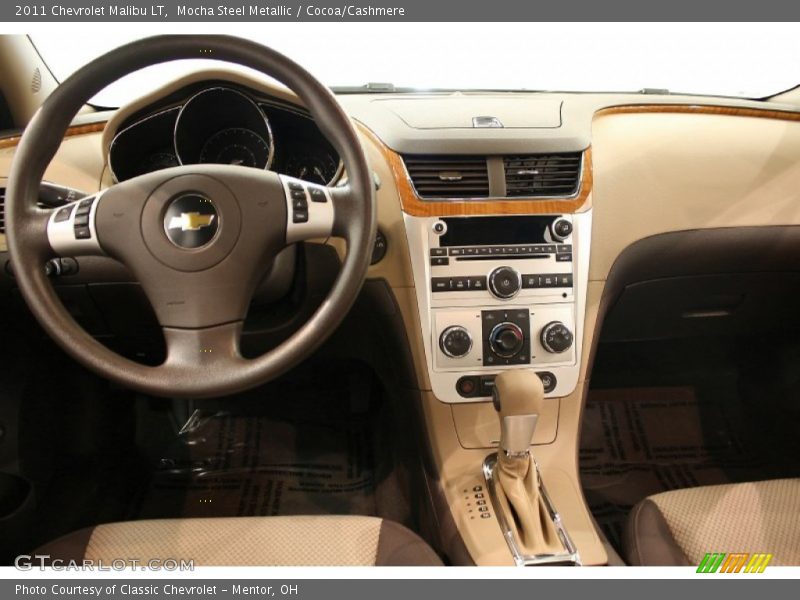 Mocha Steel Metallic / Cocoa/Cashmere 2011 Chevrolet Malibu LT