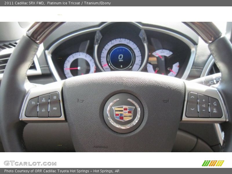 Platinum Ice Tricoat / Titanium/Ebony 2011 Cadillac SRX FWD