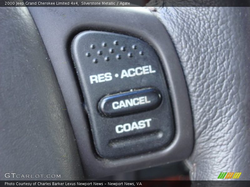Silverstone Metallic / Agate 2000 Jeep Grand Cherokee Limited 4x4