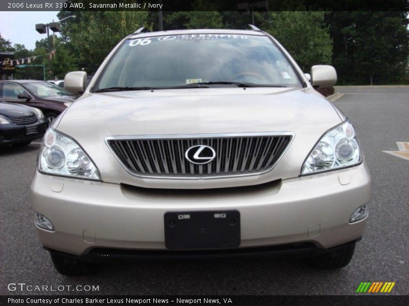 Savannah Metallic / Ivory 2006 Lexus RX 330 AWD