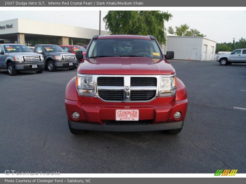 Inferno Red Crystal Pearl / Dark Khaki/Medium Khaki 2007 Dodge Nitro SLT