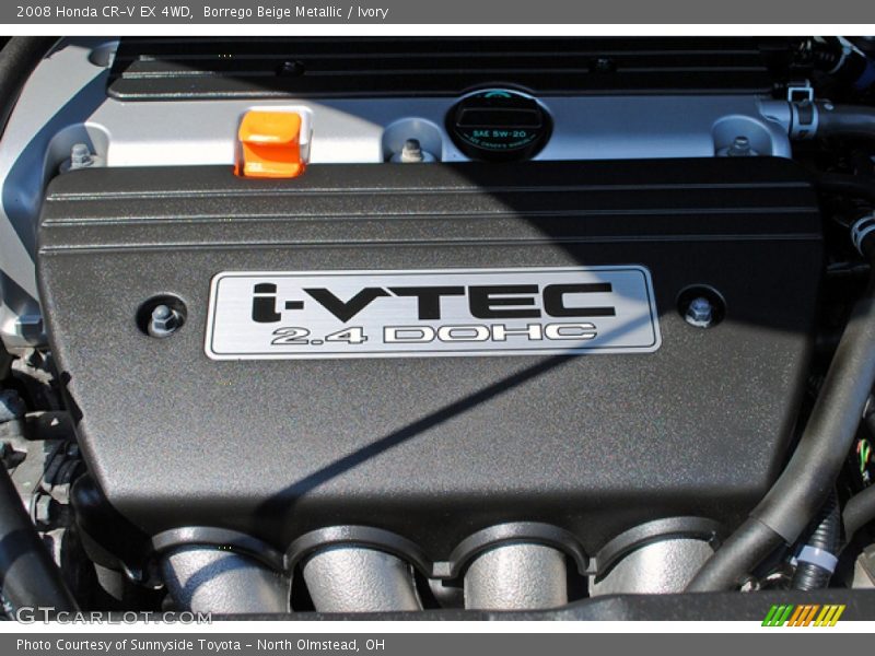 Borrego Beige Metallic / Ivory 2008 Honda CR-V EX 4WD